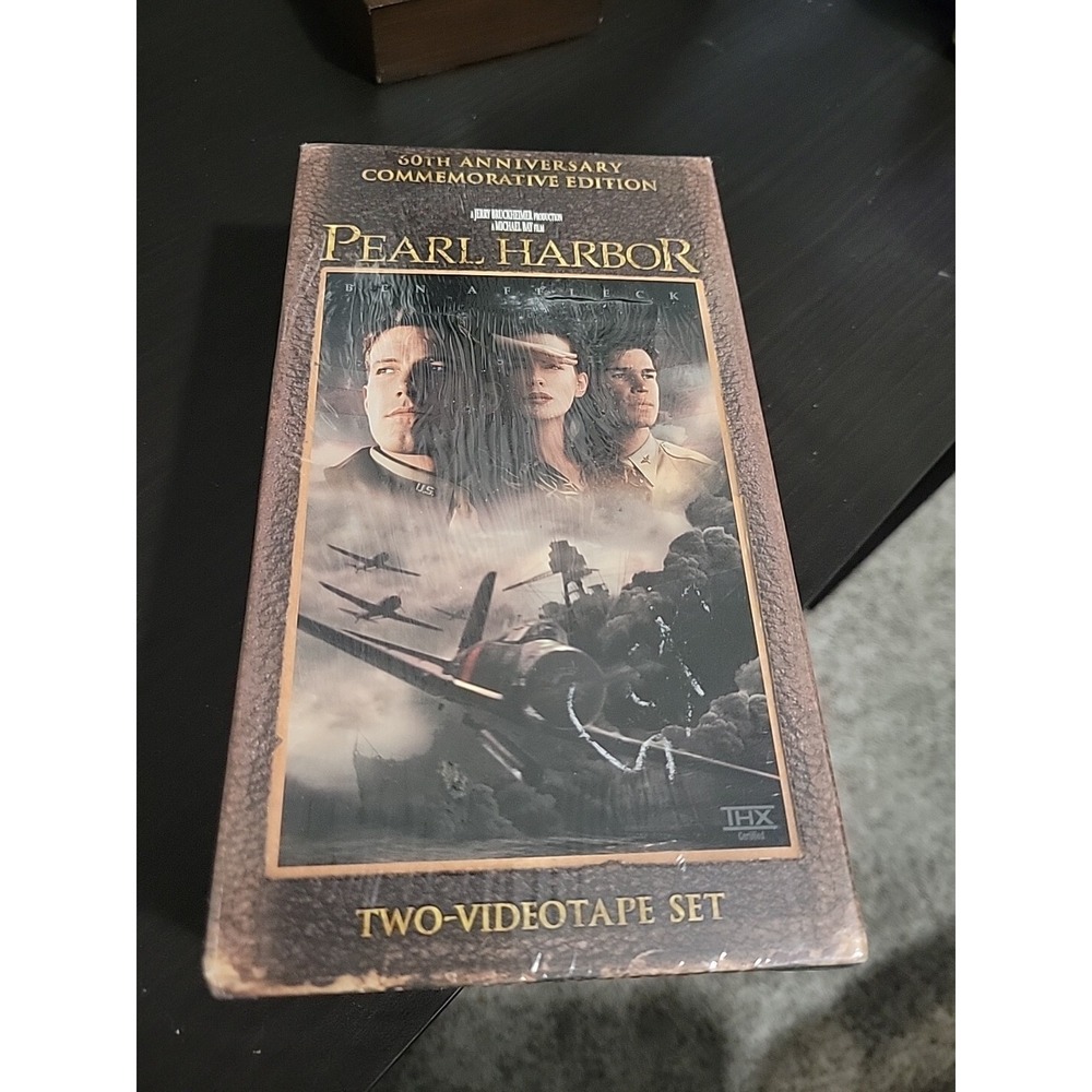 Pearl Harbor 50th Anniversary Commemorative Edition Two Videotape Set VHS‎